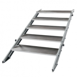 Adjustable stairs for ProStage incl Guardrails